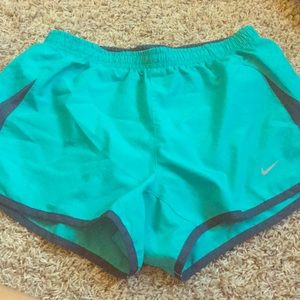 Teal/Navy Nike Running Shorts